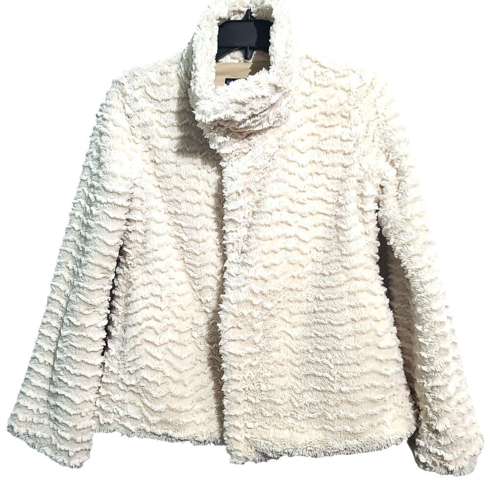 Patagonia Women's Cream Pelage Soft Fleece Jacket Size XS - Picture 2 of 6